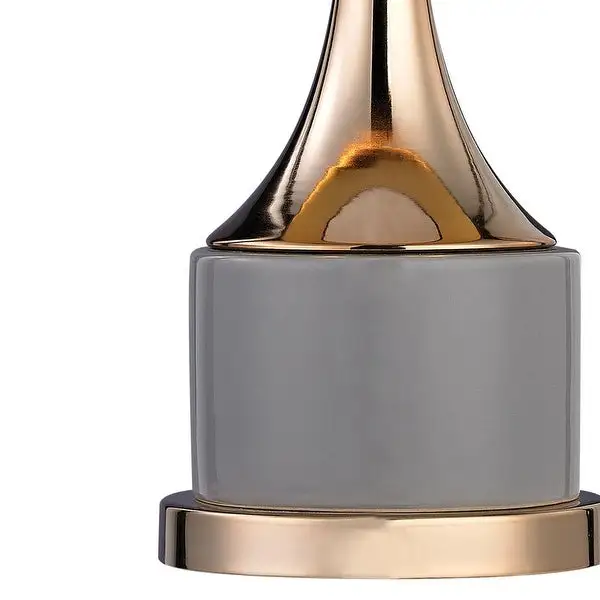 Gold Cone Neck Table Lamp - Small - LED