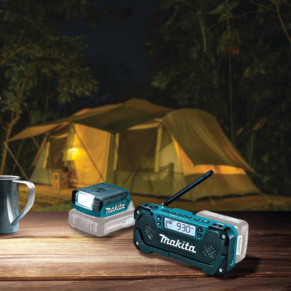 Makita 12 Volt CXT Lithium-Ion Cordless Compact Job Site Radio (Tool Only) RM02 from Makita