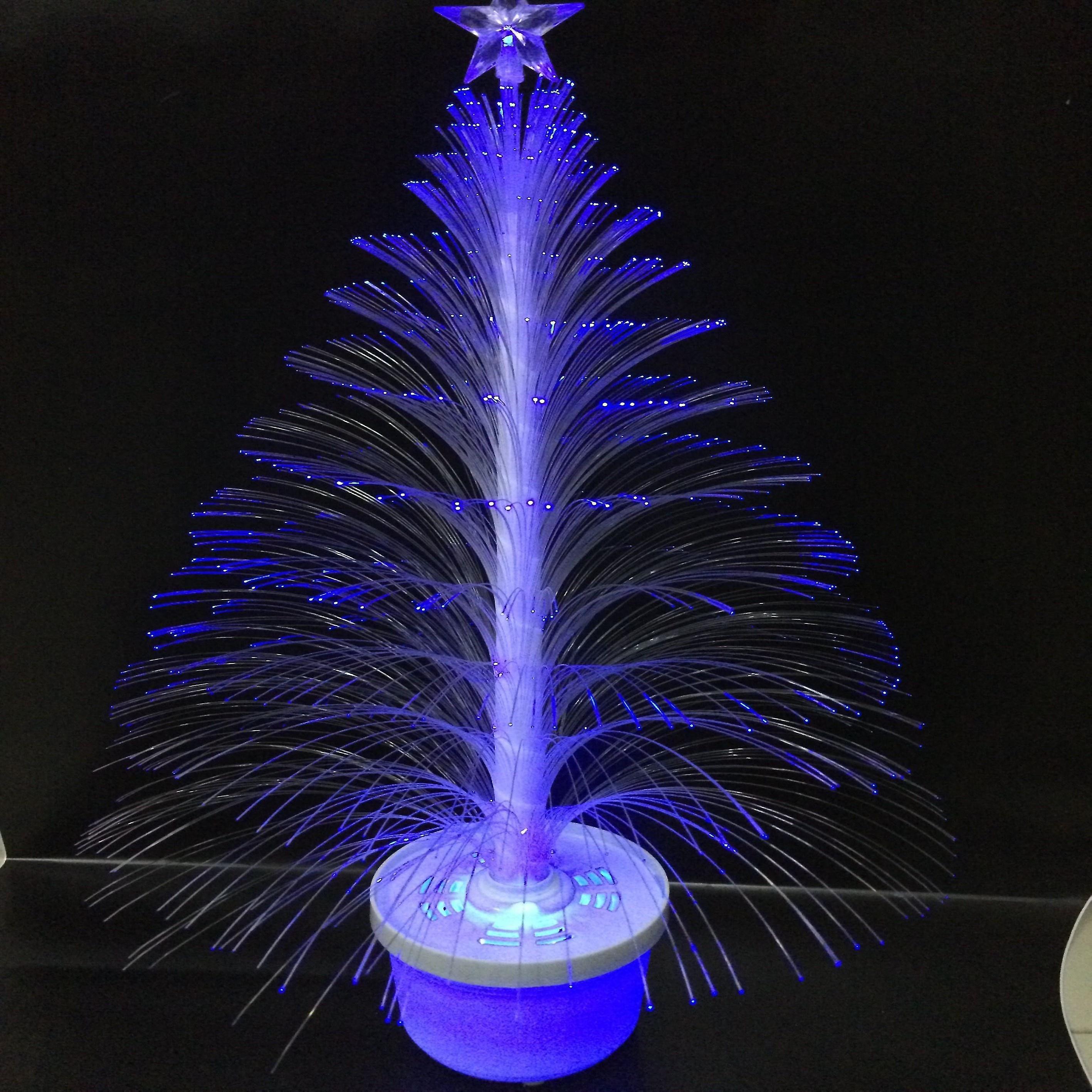 Luminous Colour Changing Night Light Fibre Optic Christmas Tree Lamp