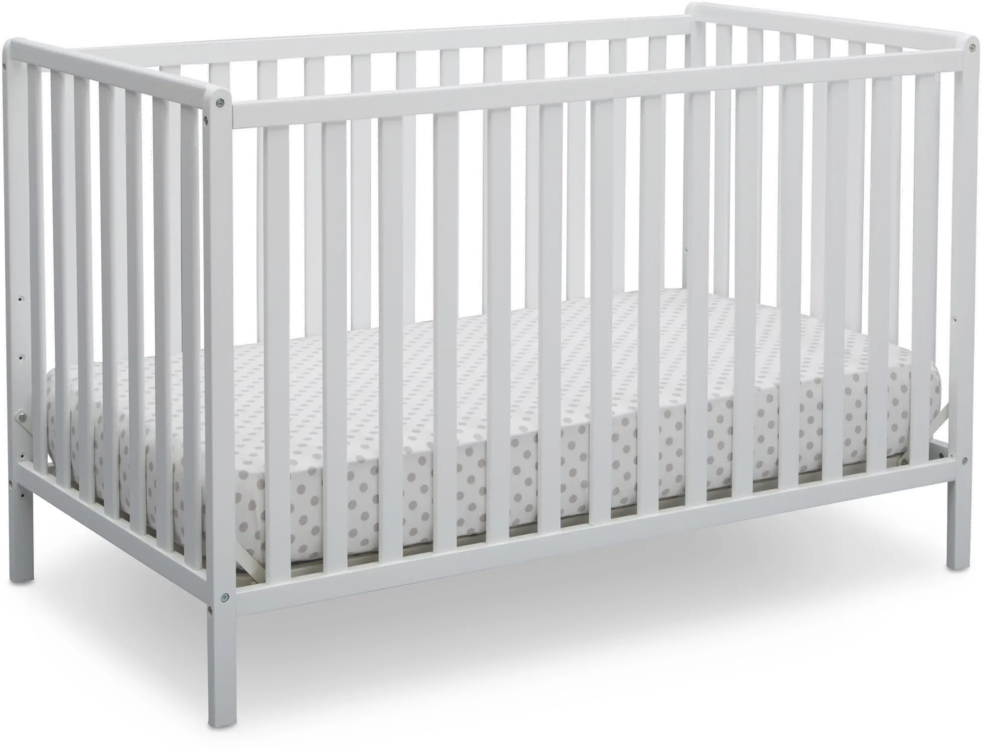 Heartland White 4-in-1 Convertible Crib