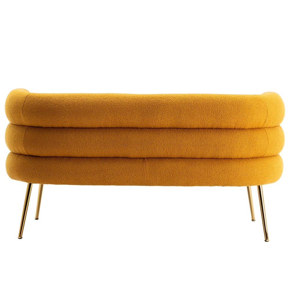 Accent Chair  Leisure Sofa Chair with Golden Feet