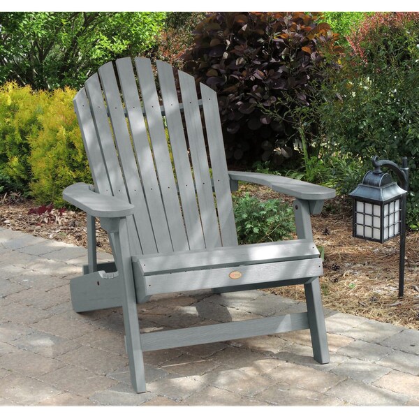 Ecofriendly KingSize Folding and Reclining Adirondack Chair