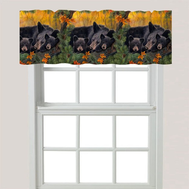 Laural Home Warm Cozy Bear Window Valance