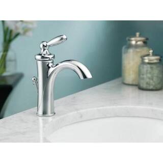 MOEN Brantford Single Hole Single-Handle High-Arc Bathroom Faucet in Chrome (Model: 66600) 66600