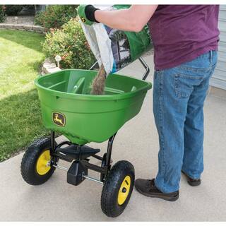 John Deere 130 lbs. Capacity Push Broadcast Spreader 45-0462-JD