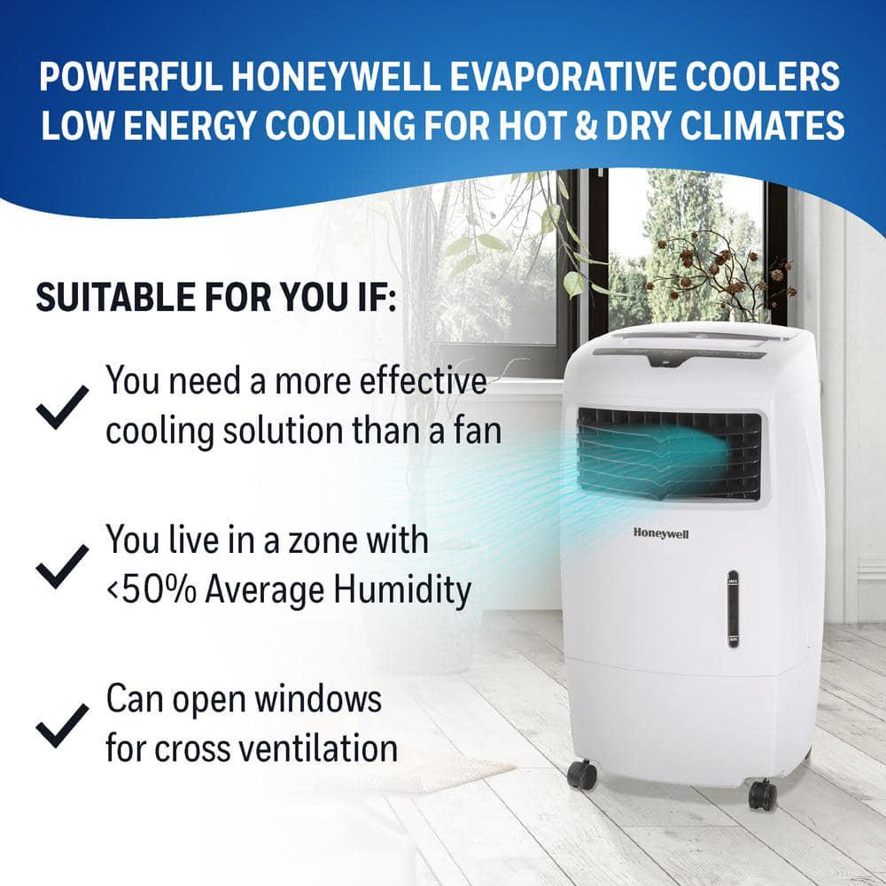 Honeywell 500 CFM 4Speed Indoor Portable Evaporative Air Cooler