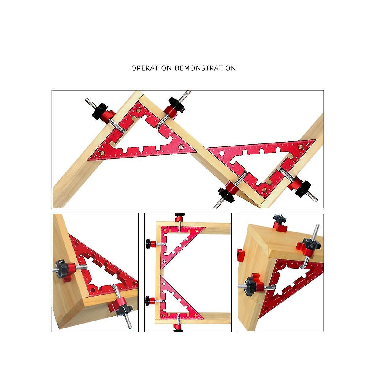 45/ Aluminum Corner Clamp 150mm Right Angle Clamp Splicing Board Positioning Panel Fixed Clips Tool