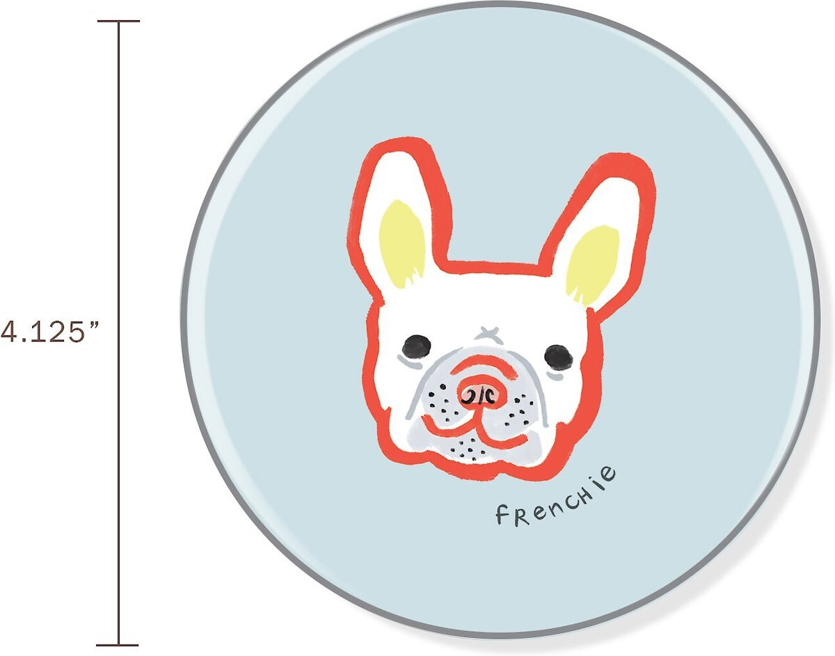 Pet Shop by Fringe Studio BFF Frenchie Ceramic Coaster