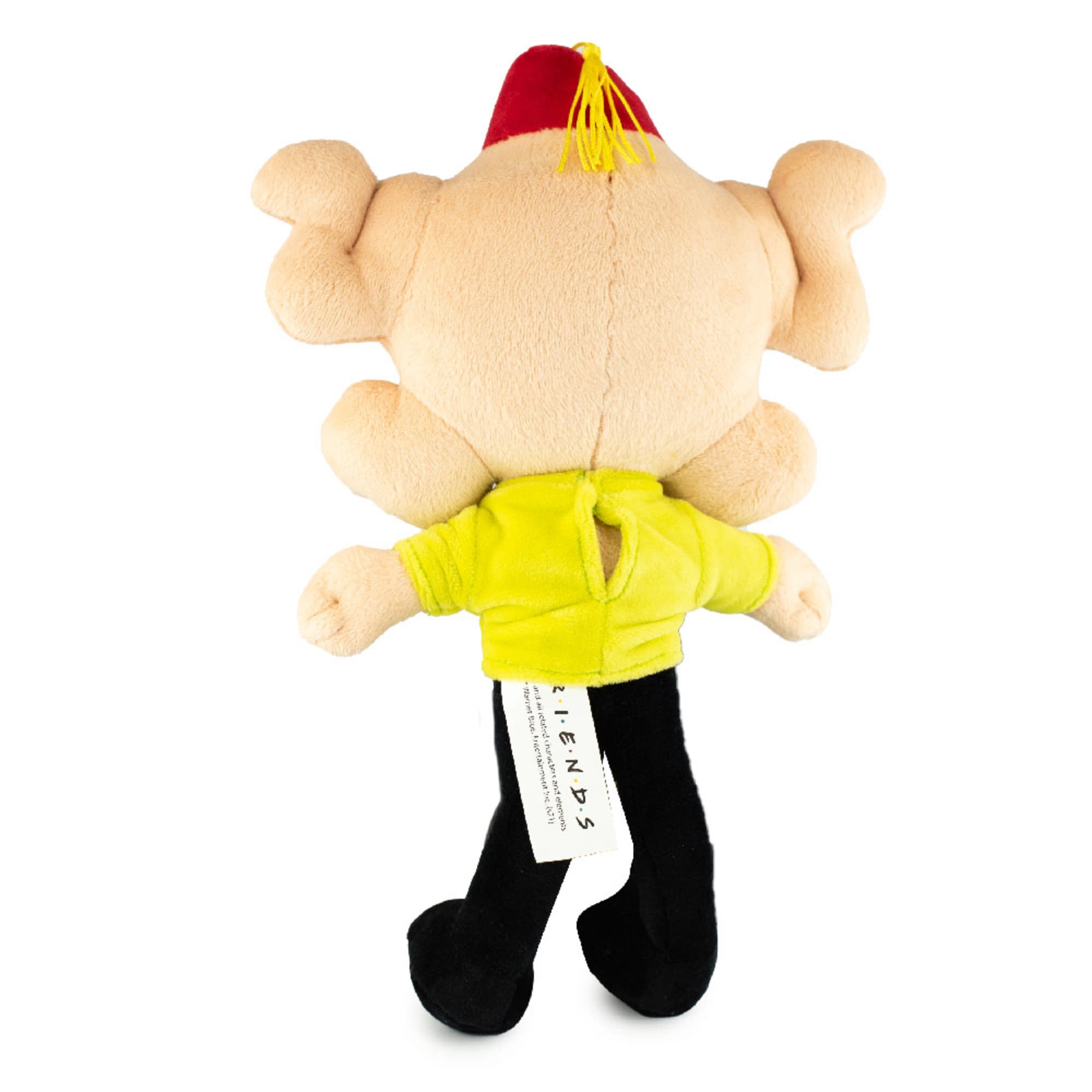 Buckle-Down Friends Monicas Turkey Head Pose Plush Squeaker Dog Toy， Medium