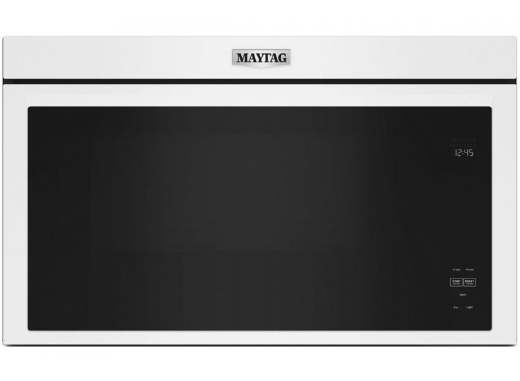 Maytag 1.1 Cu. Ft. White Over-The-Range Flush Built-In Microwave