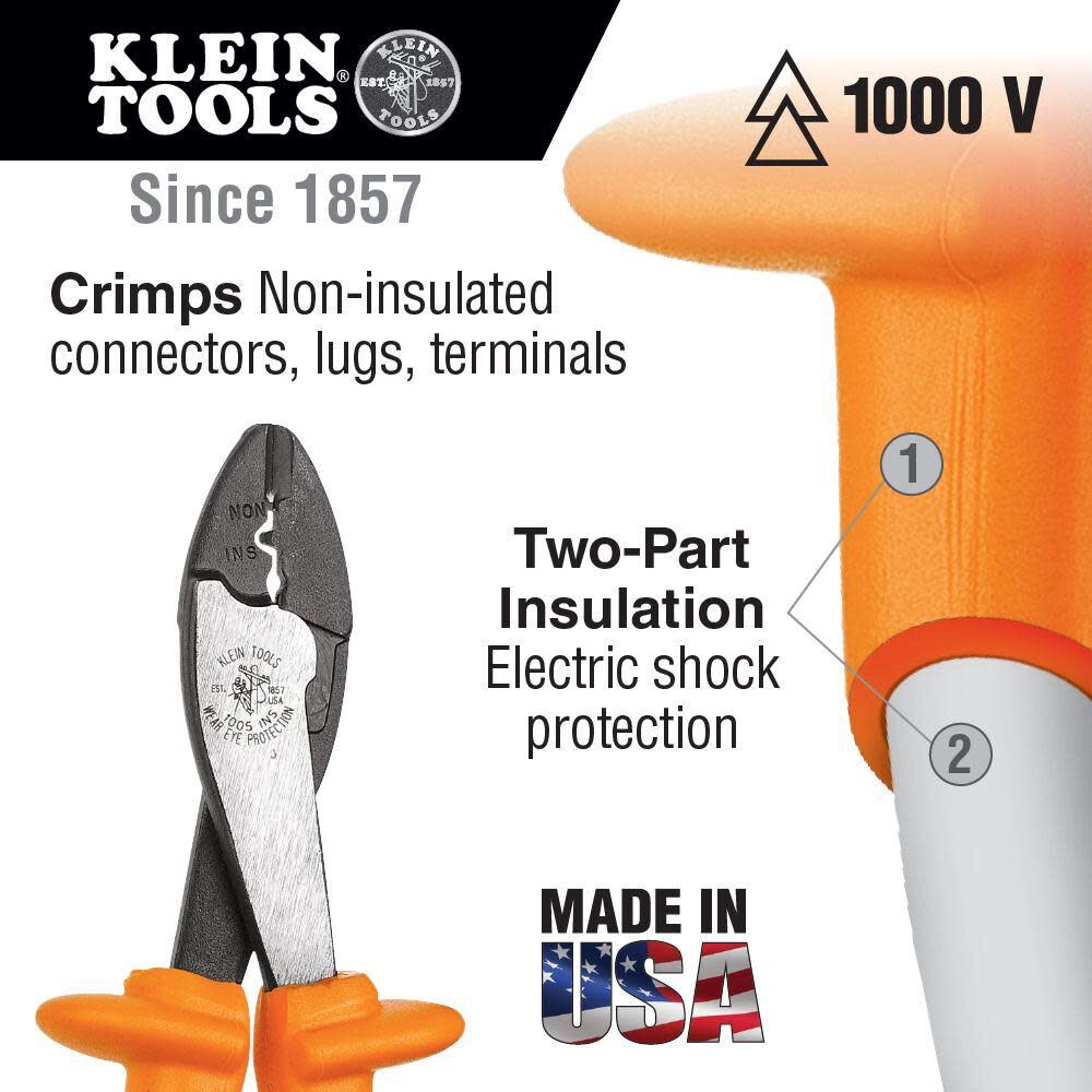 Klein Tools Insulated Crimping/Cutting Tool 1005INS from Klein Tools