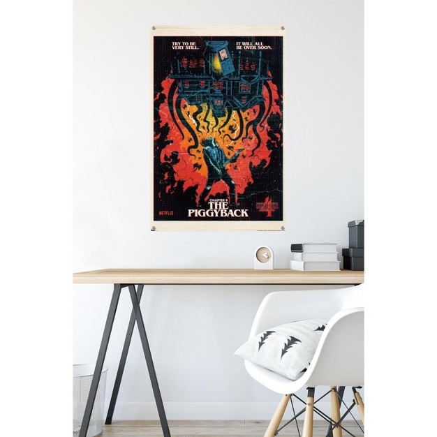 Trends International Netflix Stranger Things Season 4 The Piggyback Unframed Wall Poster Prints