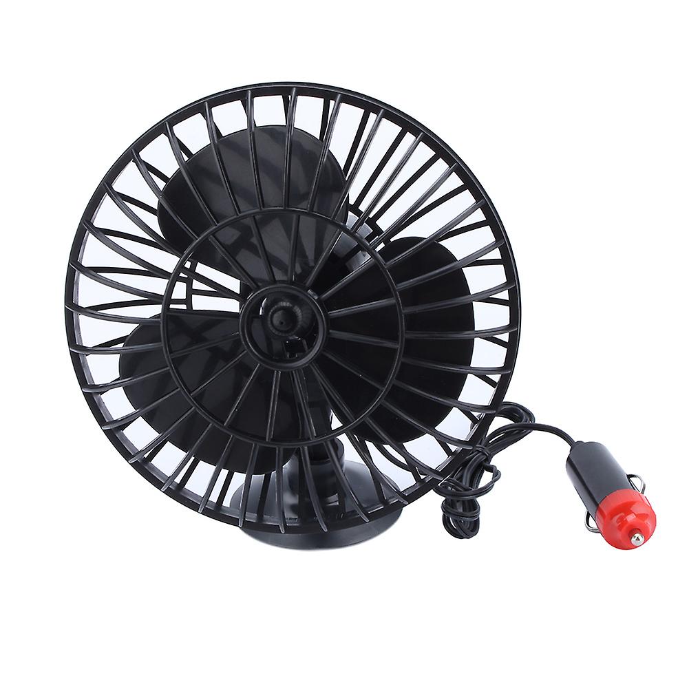 12v 4 Inch Summer Mini Air Fan Powered Truck Car Vehicle Cooling Adsorption New