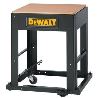 DW 15 Amp 13 in. Corded Heavy-Duty Thickness Planer (3) Knives InOut Feed Tables and Mobile Thickness Planer Stand DW735XW7350