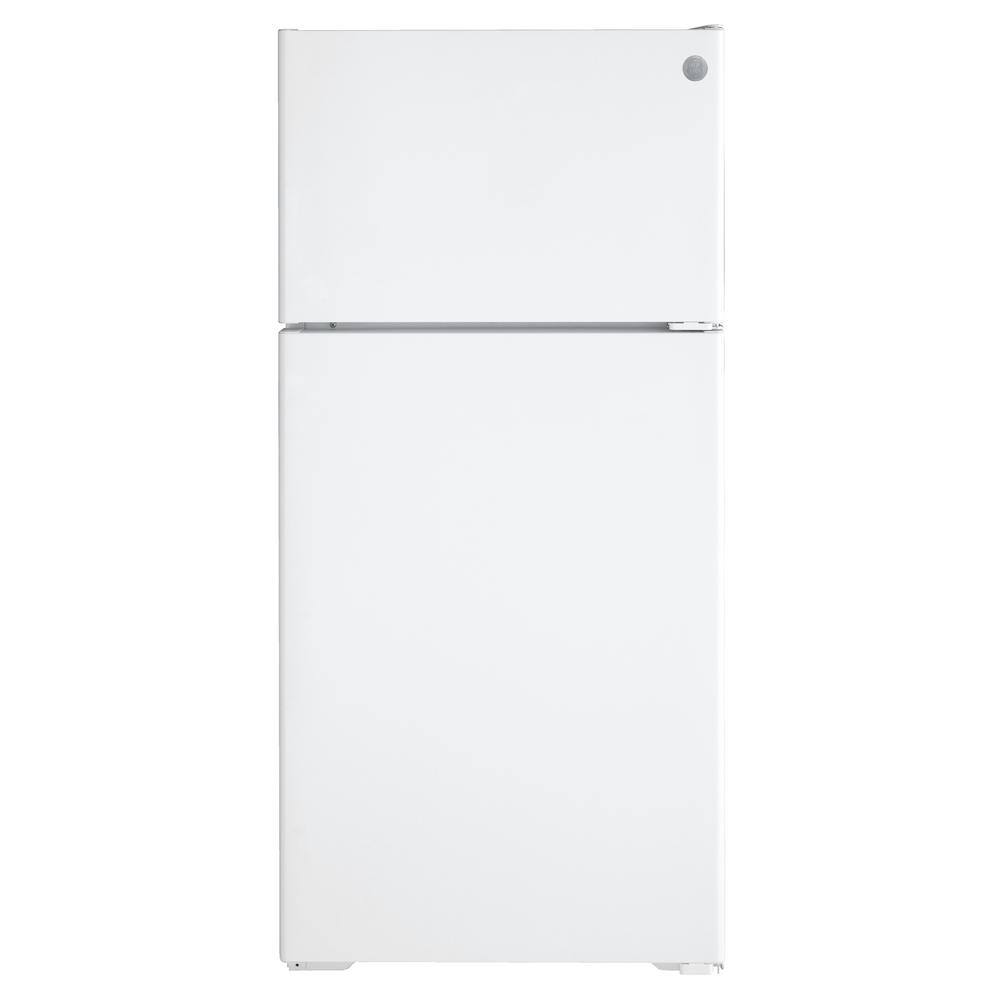 GE 16.6 cu. ft. Top Freezer Refrigerator in White ENERGY STAR GPE17CTNRWW