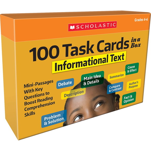 Scholastic Teacher Resources SC 855264 100 Task Ca...