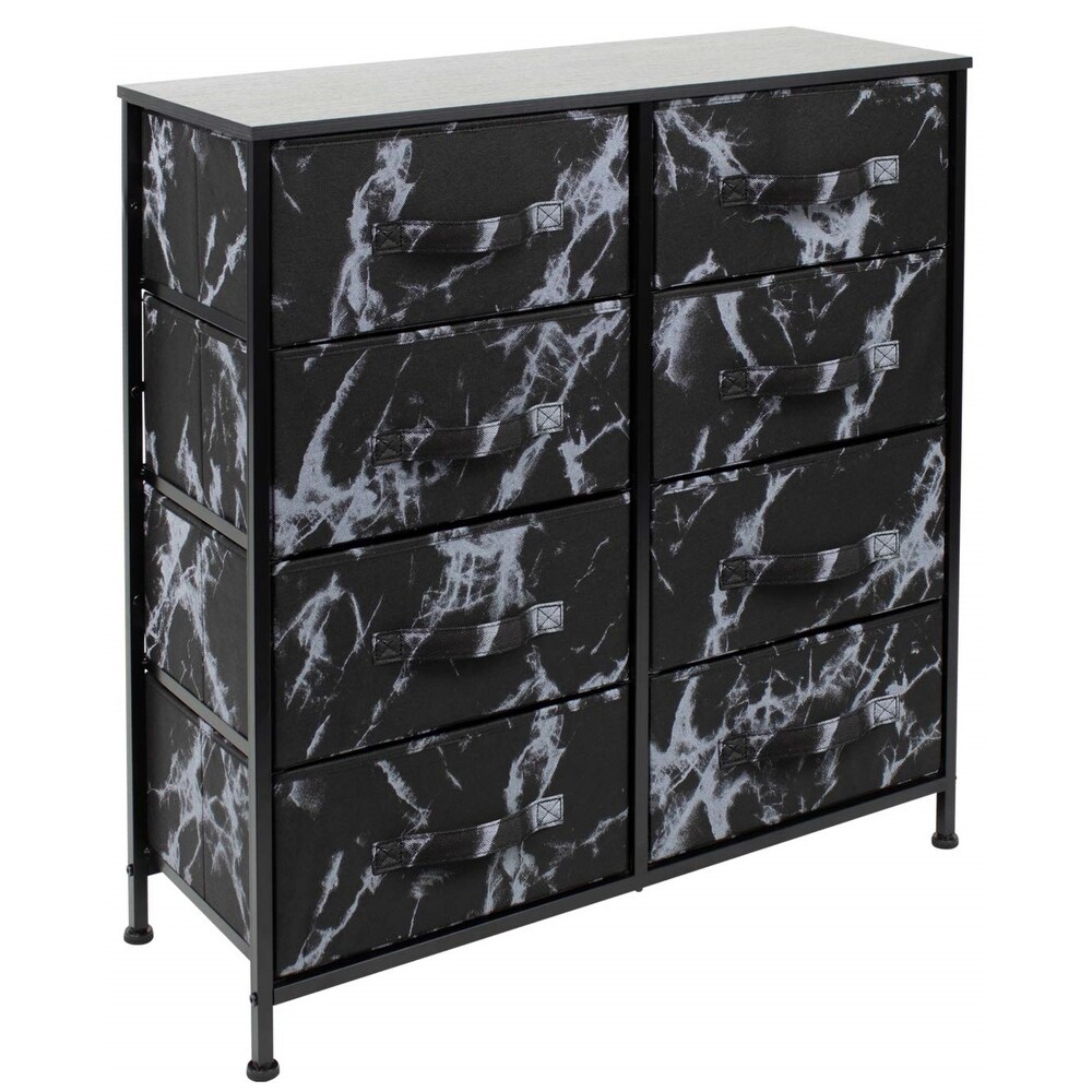 Dresser w/ 8 Drawers Furniture Storage Chest for Home  Bedroom