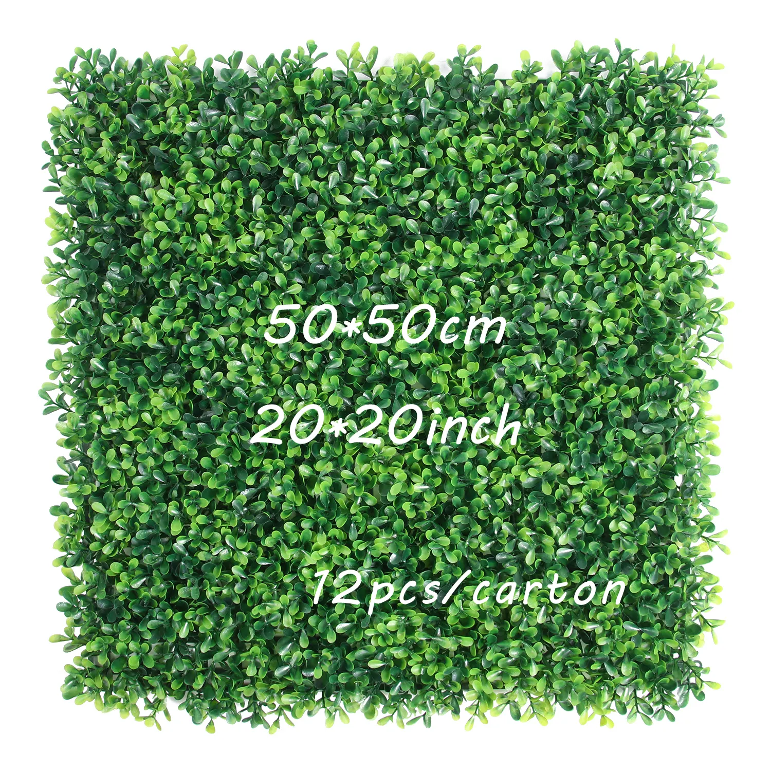 P7 Vertical Garden Decoration Supplies Boxwood Hedge Green Foliage Plastic Grass Artificial Plant Wall