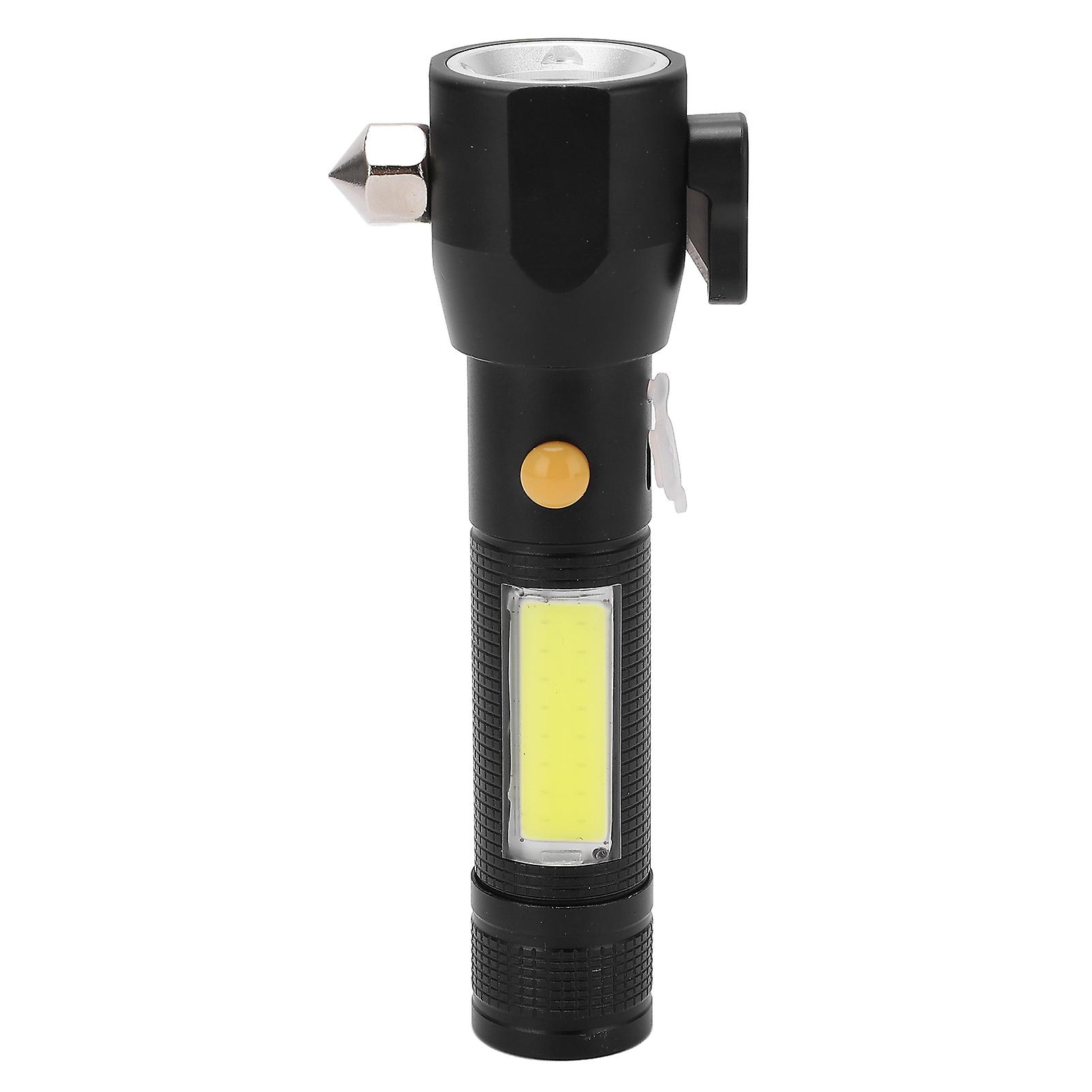 Flashlights Waterproof Usb Rechargeable Aluminum Alloy Appearance 4 Levels Dimming Portable Camping Illumination Tool