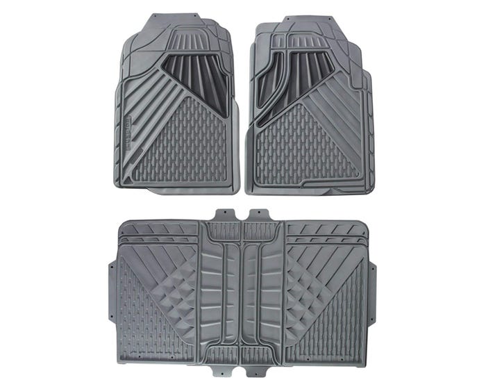 Go Gear Full Size Heavy Duty Gray Floor Mats 79001