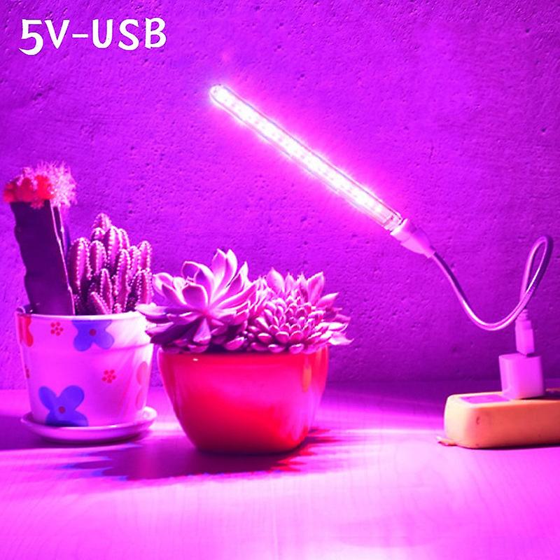 5v 10w 21led Usb Led Plant Growth Lamp Full Spectrum Lights For Hydroponics Greenhouse Red/blue Grow Light Plant Flower Growing