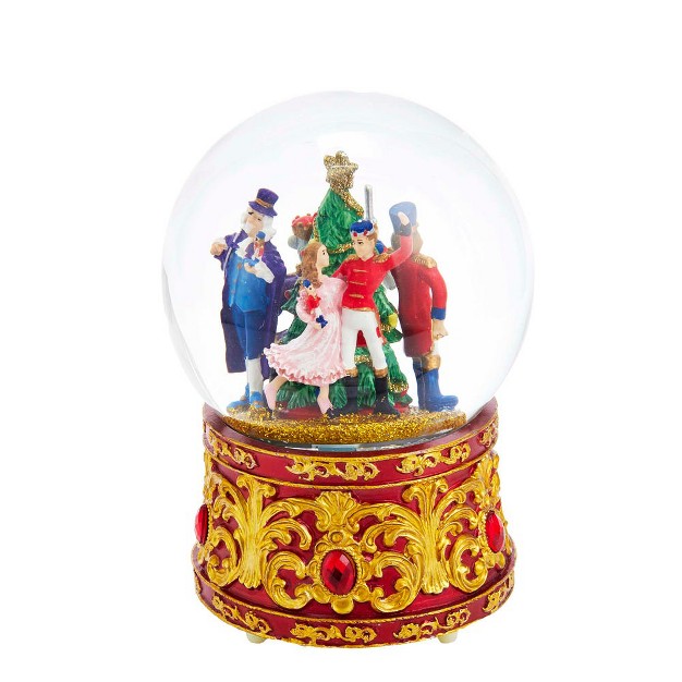 Kurt Adler 120mm Musical Lighted Nutcracker Waterglobe