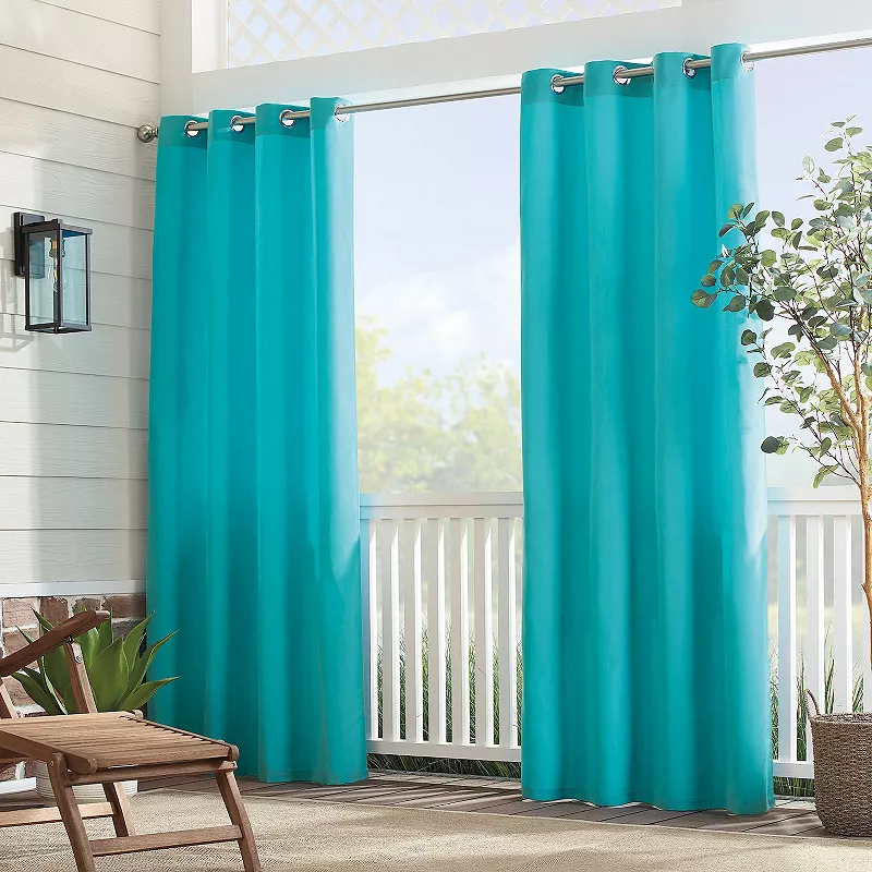 Sunbrella Canvas Solid Indoor/Outdoor UV Resistant Grommet Window Panel