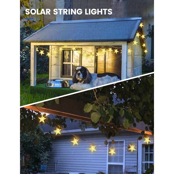 30 Light 19.7 ft. Indoor/Outdoor Waterproof Twinkle Star Solar Power Integrated LED Fairy String Light (4 Pack) - 19.7 ft. Shopping - The Best Deals on String Lights | 41742142