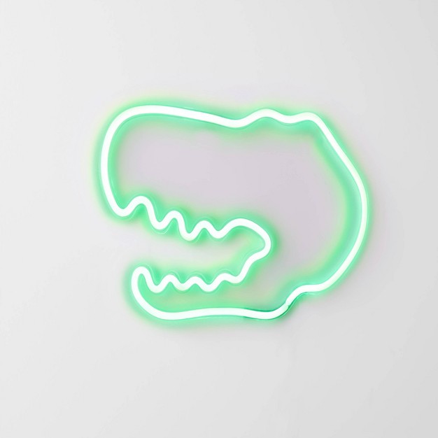 Neon Dinosaur Greenkids x27 Wall Decor