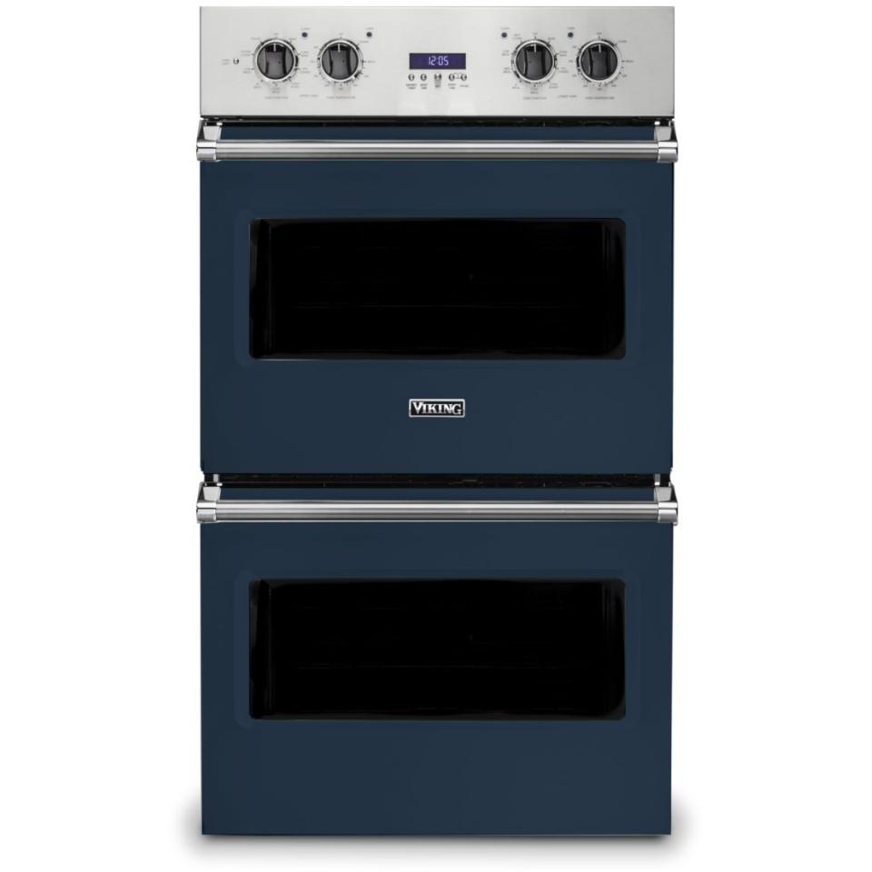 Viking 30-inch 9.4 cu.ft. Built-in Wall Double Oven with TruConvec Convection VDOE130SB