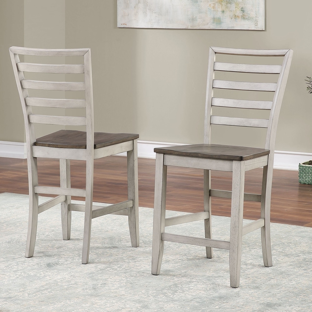 The Gray Barn Aldrich Two tone 8 piece Counter Dining Set with Server