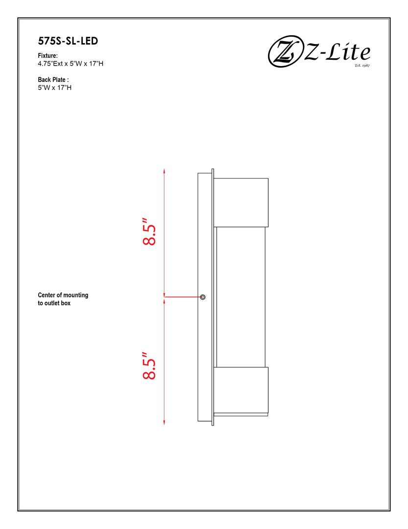 Z-Lite 575SSLLED