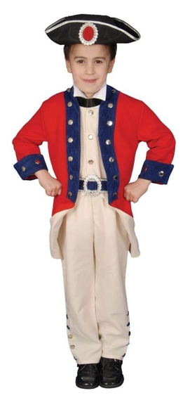 Dress Up America Boy's Colonial Soldier Costume