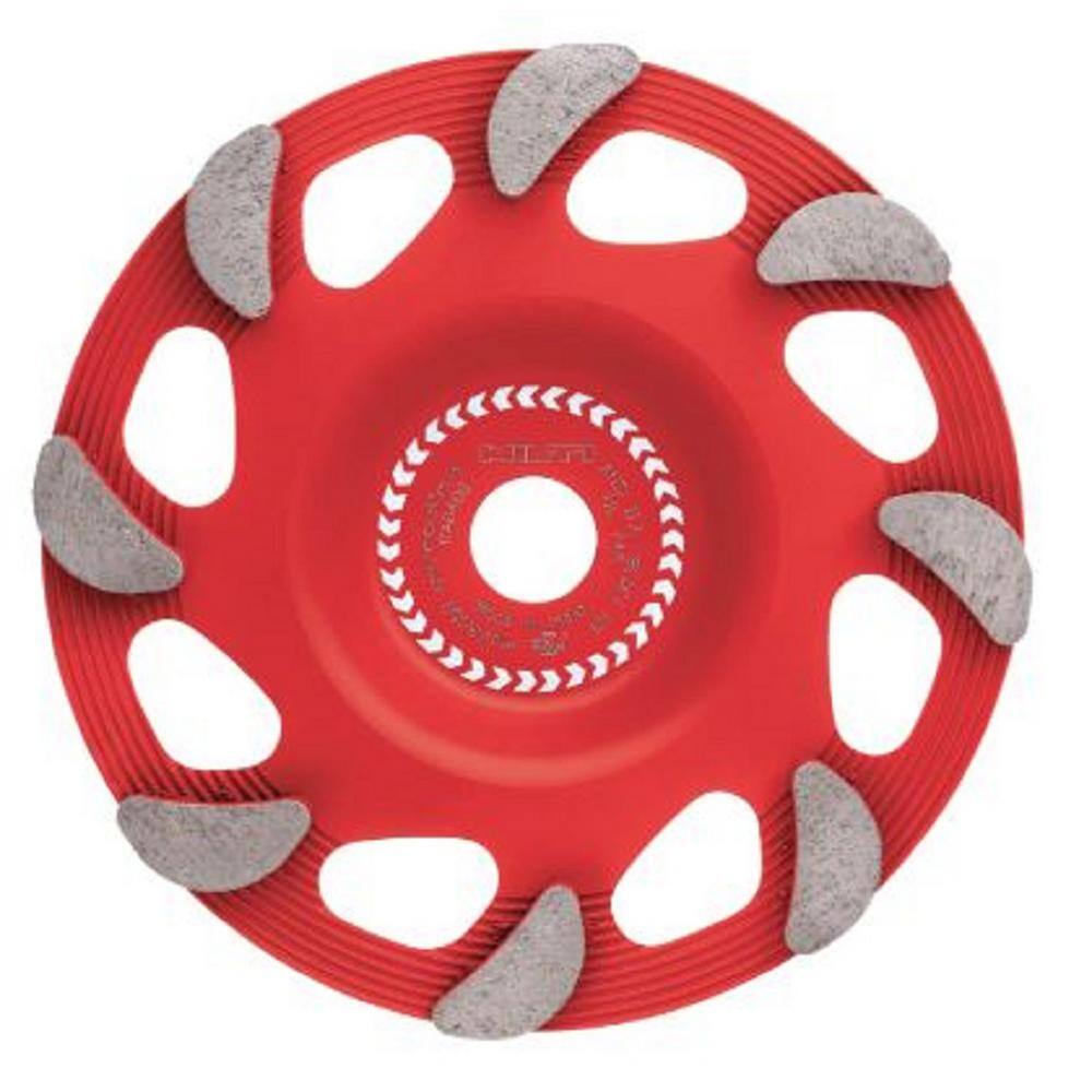 Hilti 6 in. 8 Segment SPX Fine Finish Diamond Cup Grinding Wheel 2270820