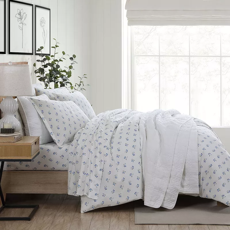 Stone Cottage Sketchy Ditsy Duvet Cover Set With Shams