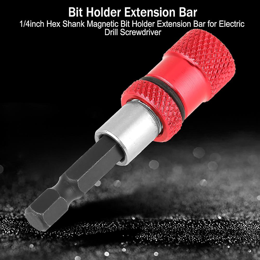 1/4inch Hex Shank Magnetic Bit Holder Extension Bar For Electric Drill Screwdriver