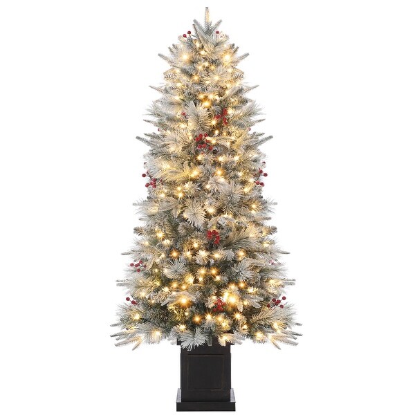 4.5 Ft PreLit Artificial Christmas Tree