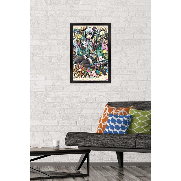 Trends International Hatsune Miku Toys Framed Wall Poster Prints