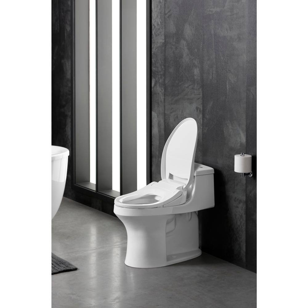 KOHLER C3 050 Electric Bidet Seat for Elongated Toilets in White K-18751-0