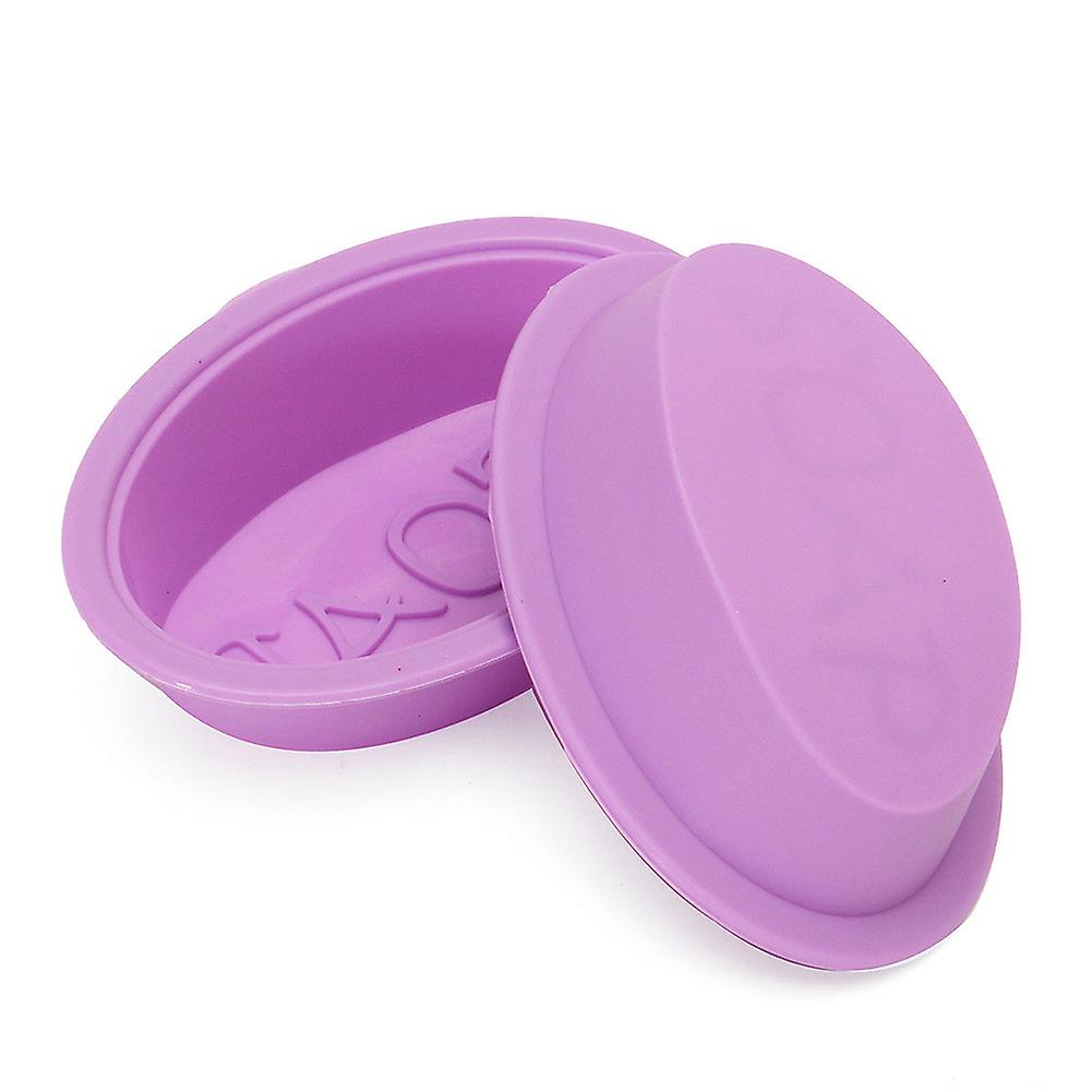 25pcs/set Silicone Oval Soap Molds Baking Mold Cupcake Liners Handmade Mould