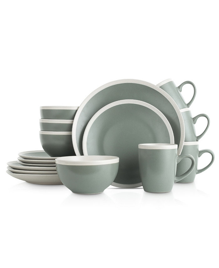 Stone Lain Serenity 16 Pieces Dinnerware Set Service For 4