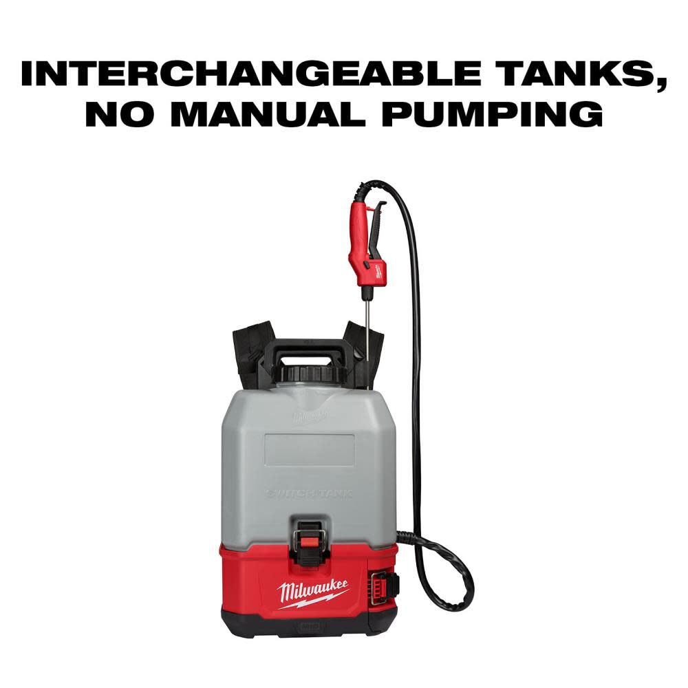 Milwaukee M18 SWITCH TANK 4-Gallon Backpack Concrete Sprayer Kit 2820-21CS from Milwaukee