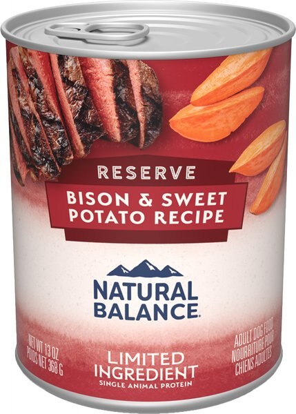 Natural Balance Limited Ingredient Reserve Bison and Sweet Potato Recipe Wet Dog Food