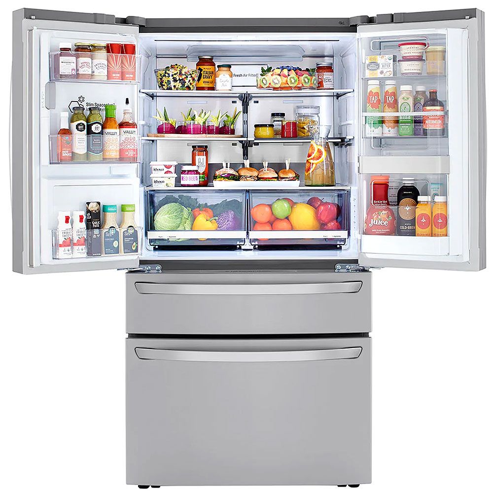 LG 30 Cu. Ft. PrintProof Stainless Steel Smart Wi-Fi Enabled Refrigerator With Craft Ice Maker