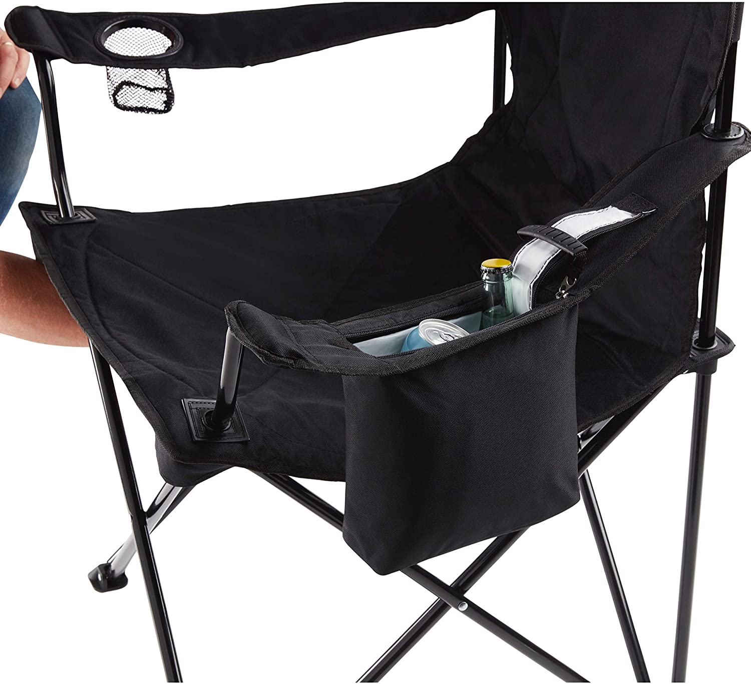 Coleman Camping Chair with Built-in 4 Can Cooler， Black #1