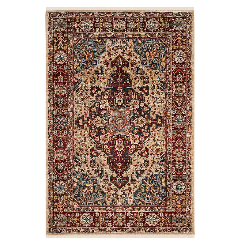 Safavieh Kashan Marcella Floral Framed Rug