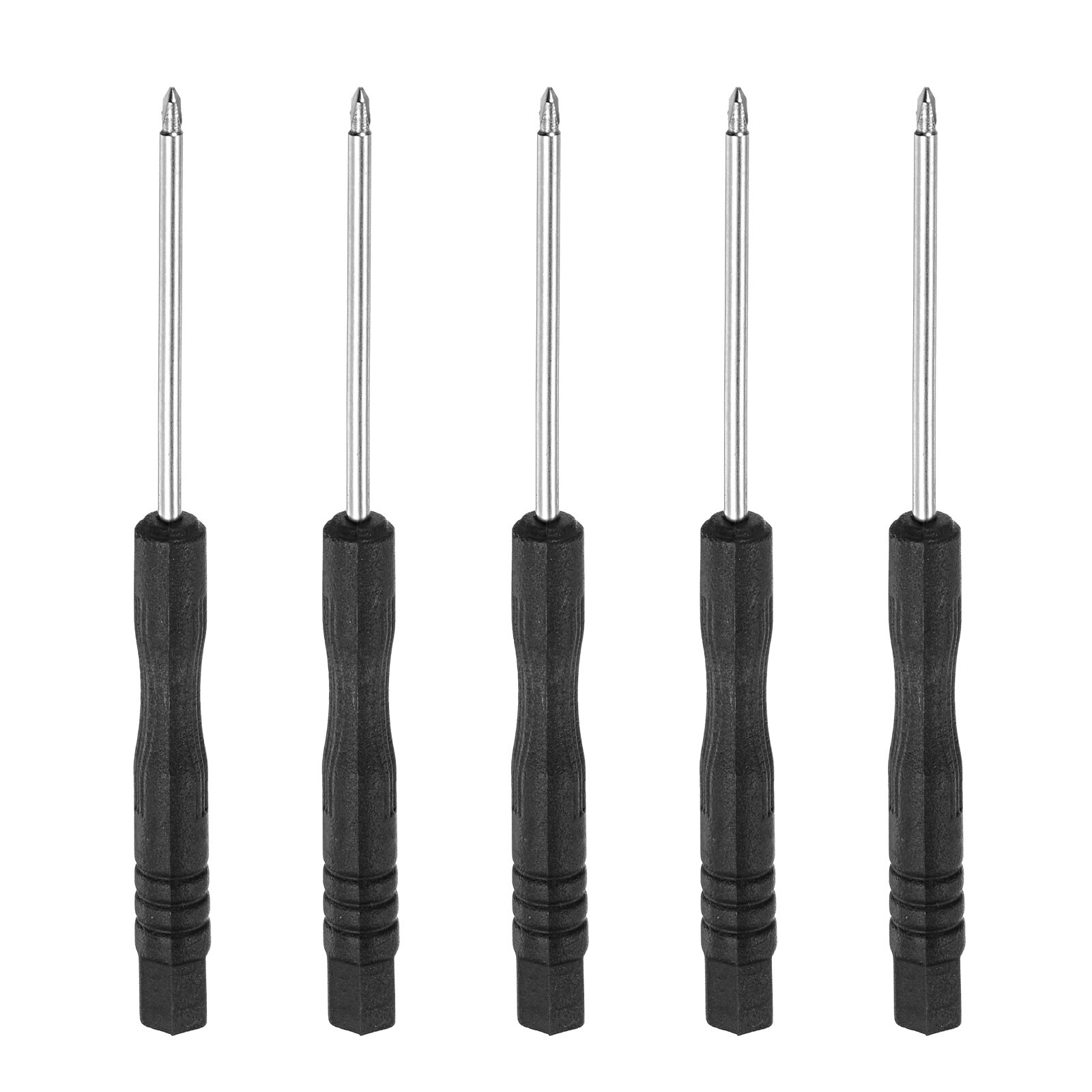 0.6Y Mini Screwdriver for Watch Eyeglasses Metal Buckle Electronics Repair 5 Pcs - Black - - 37422416