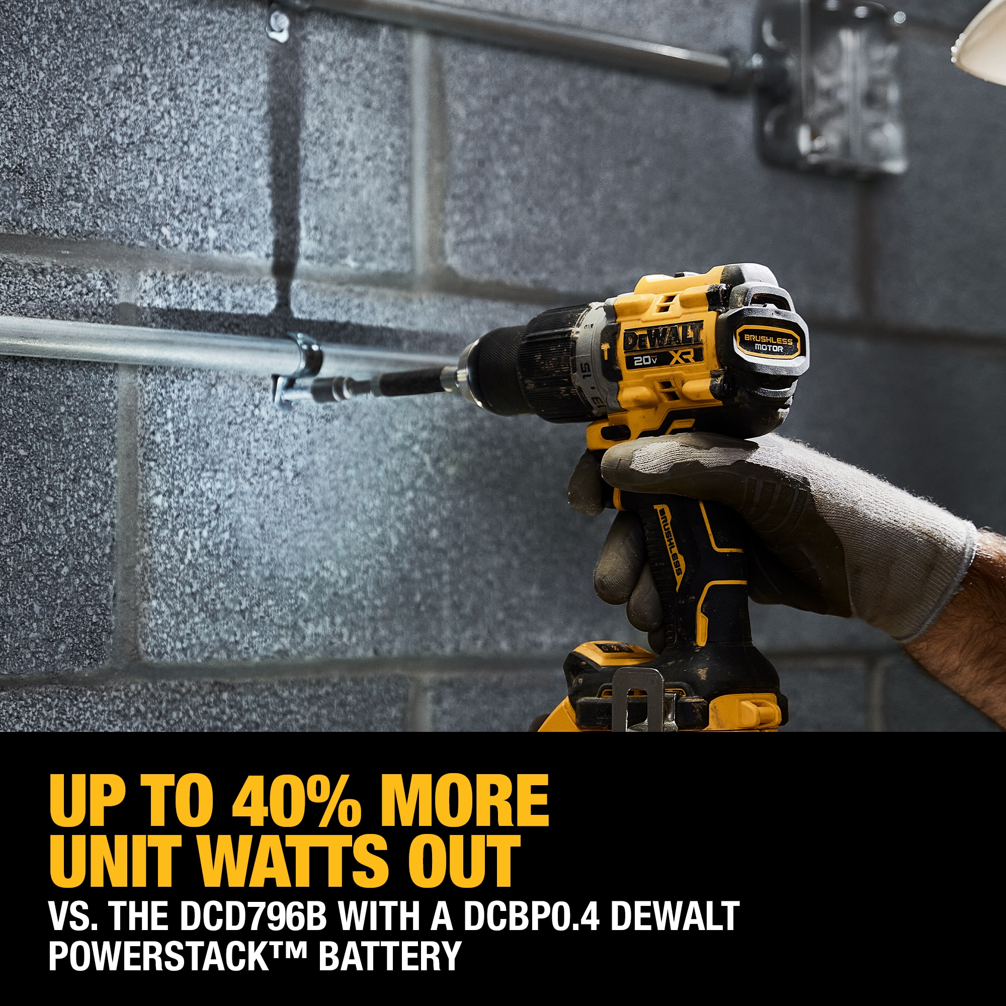 DeWalt DCK249E1M1 20V MAX XR Compact Hammer Drill/Driver 2-Tool Combo Kit w/ (1)2 Ah and (1)4 Ah Battery