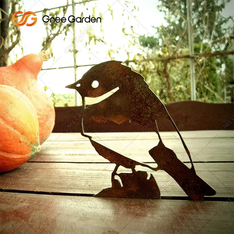 Outdoor Supplies Animal Metal Bird Garden Ornament Custom Ornaments Designer