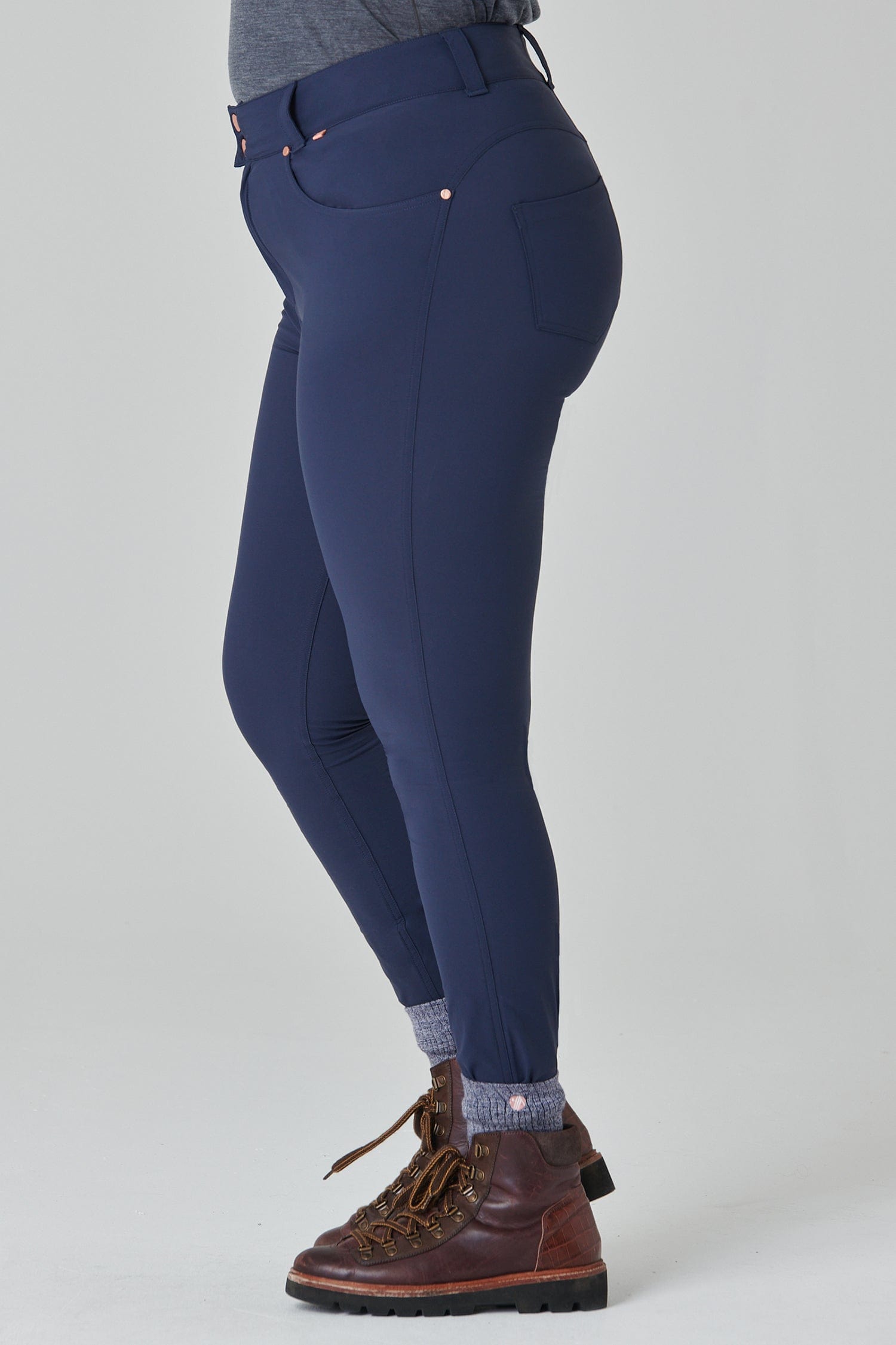 The Shape Skinny Outdoor Trousers - Deep Navy